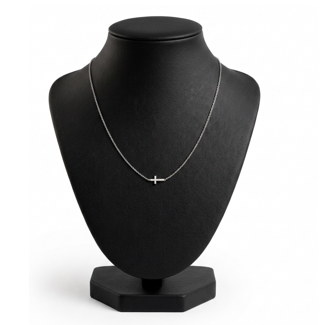Faith Beside Me Cross Necklace