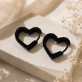 Faithful Heart Hoop Earrings