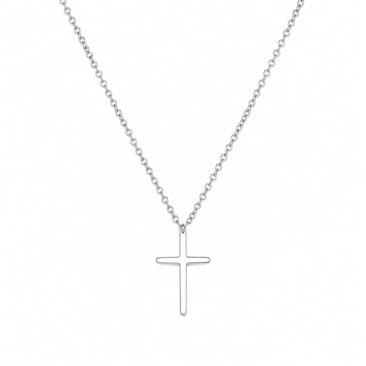 Walk in Grace Dainty Cross Necklace