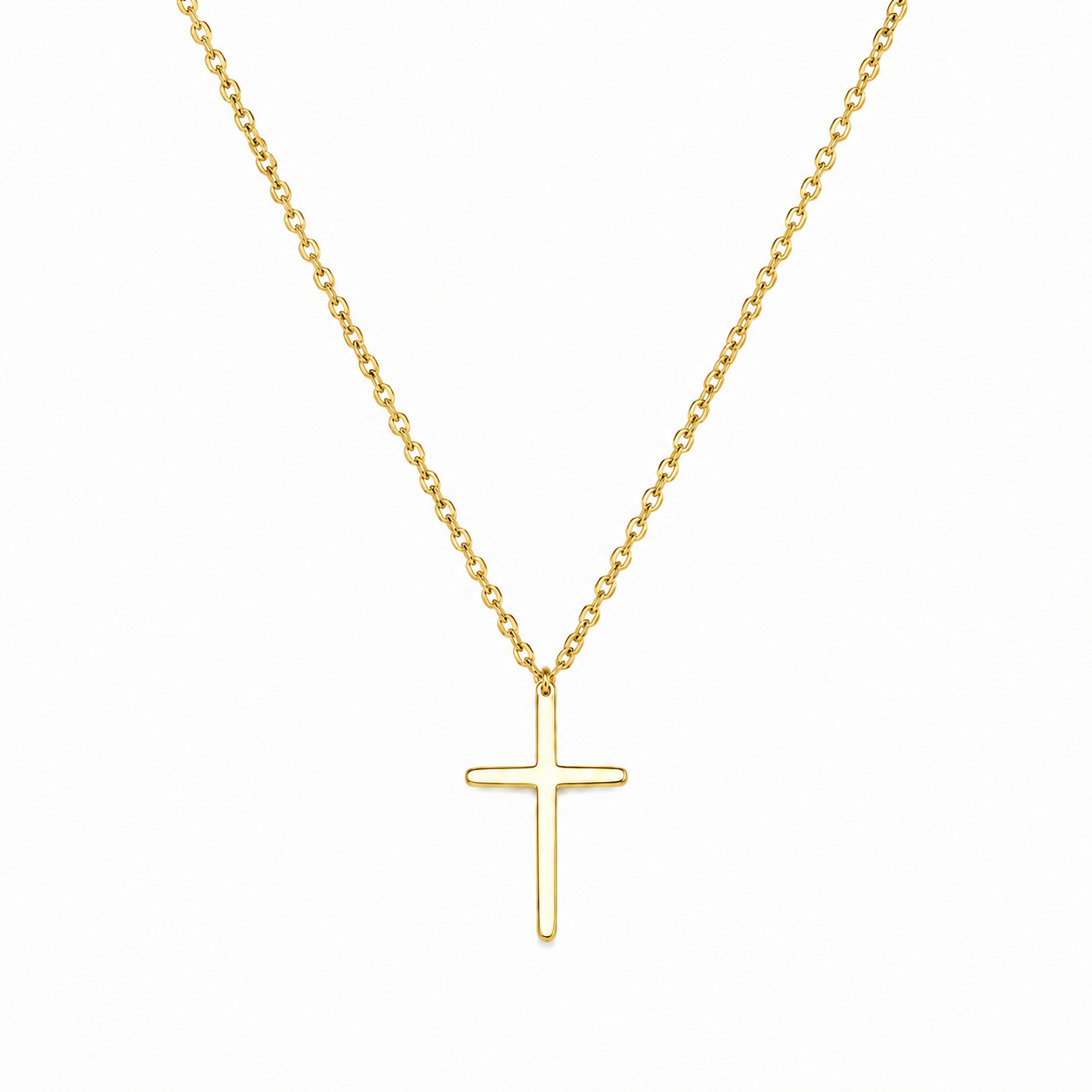 Walk in Grace Dainty Cross Necklace