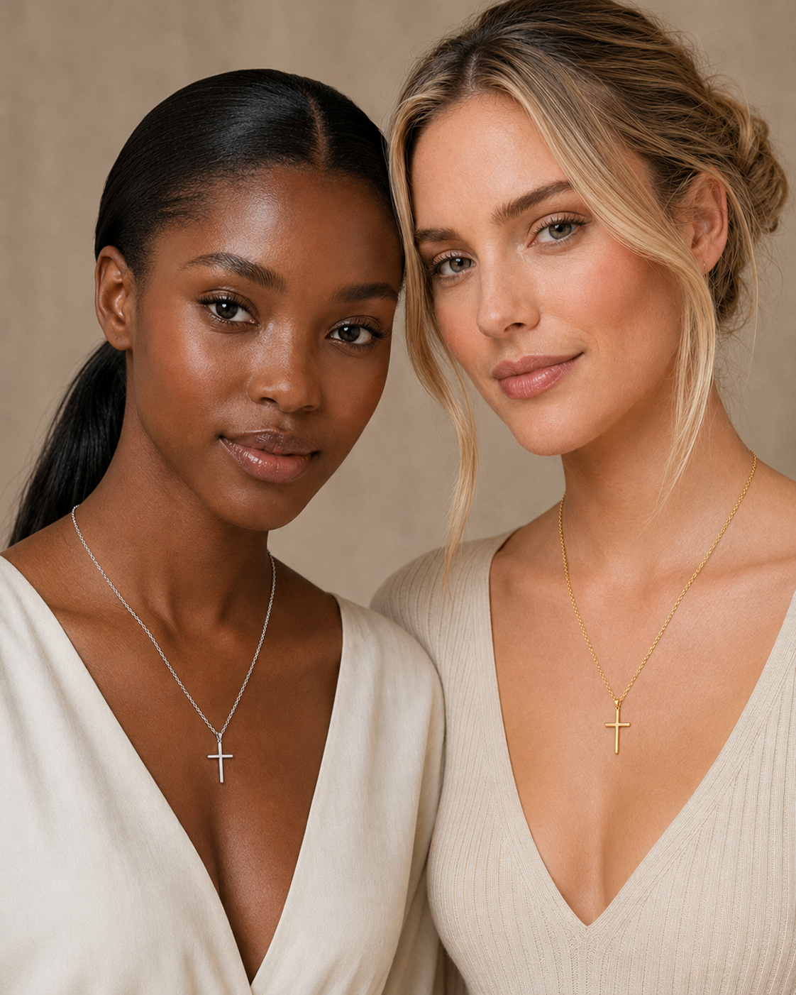 Walk in Grace Dainty Cross Necklace