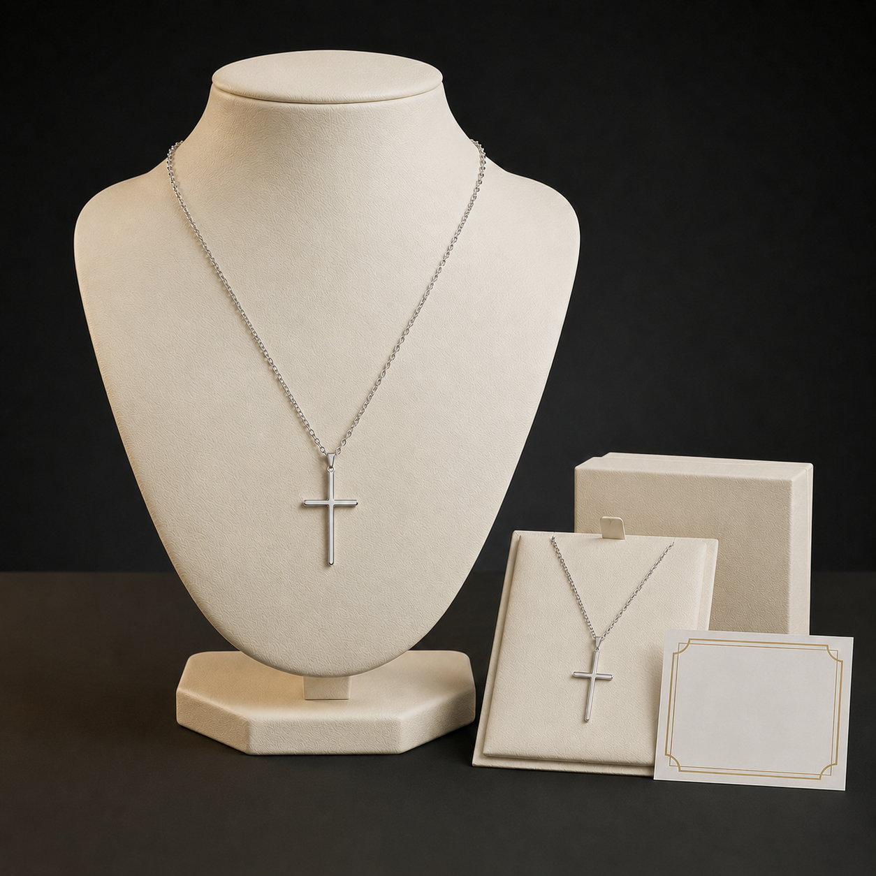 Walk in Grace Dainty Cross Necklace
