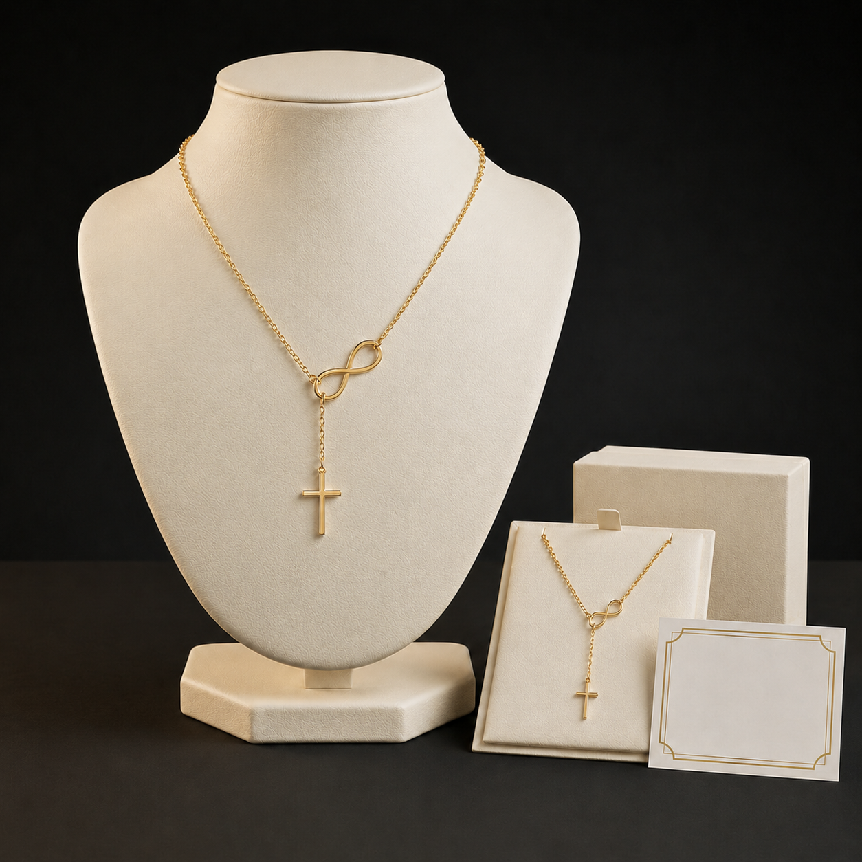 Eternal Faith Infinity Cross Necklace