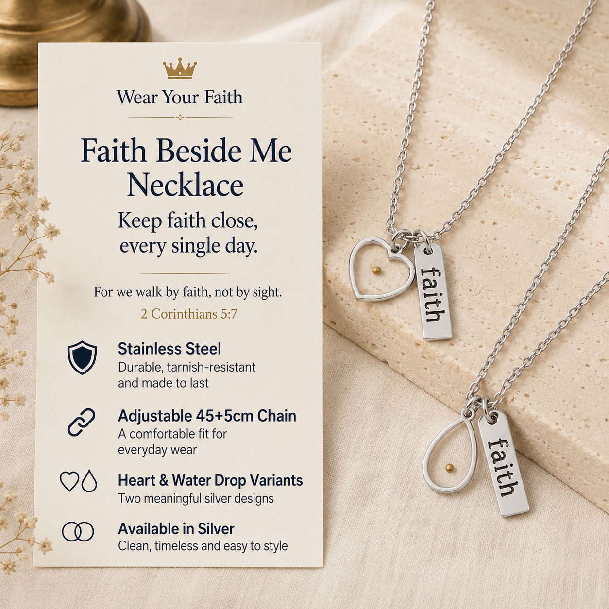 Mustard Seed Faith Necklace
