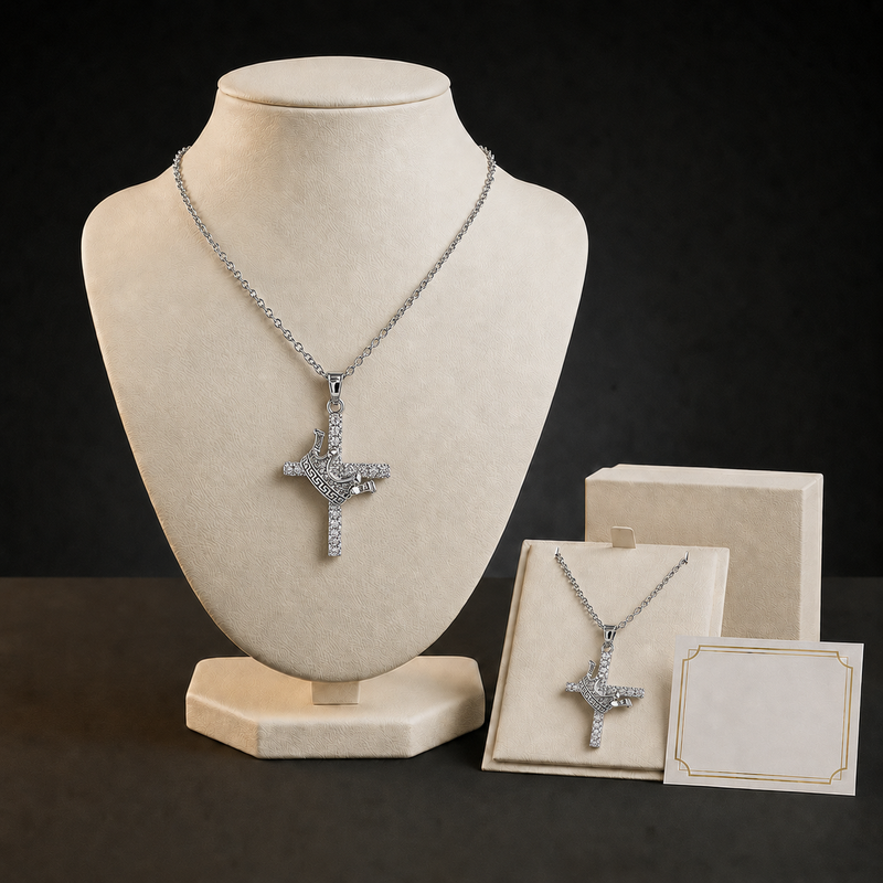 His Crown Cross Necklace