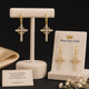 Crown of Grace Drop Earrings