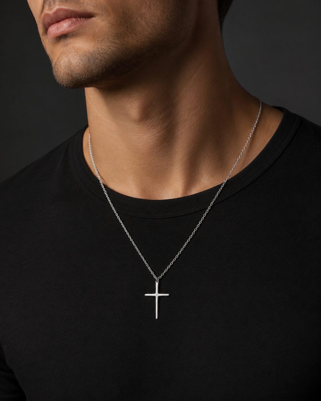 Walk in Grace Dainty Cross Necklace