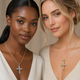 Crowned in His Glory Cross Necklace
