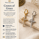 Crown of Grace Drop Earrings