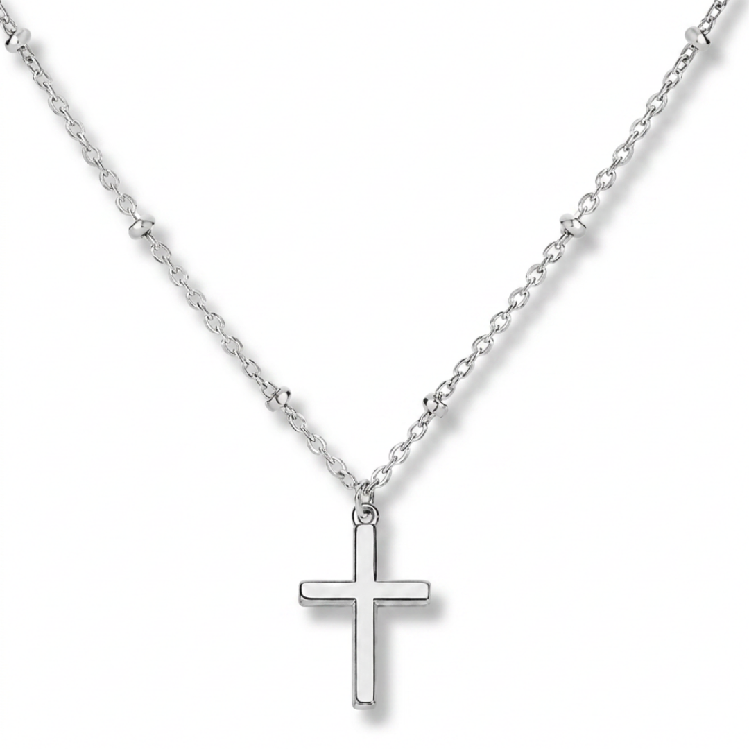 Faithful Heart Cross Necklace