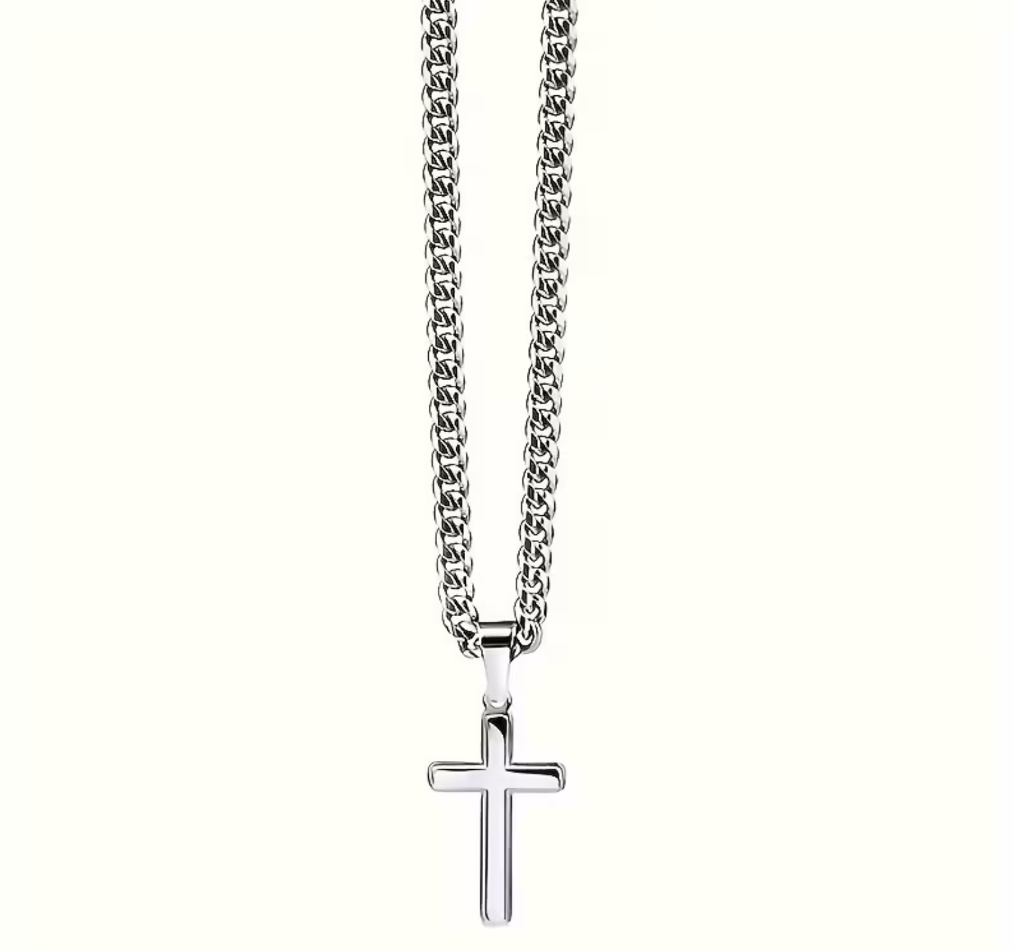 To My Son — Cross Cuban Necklace