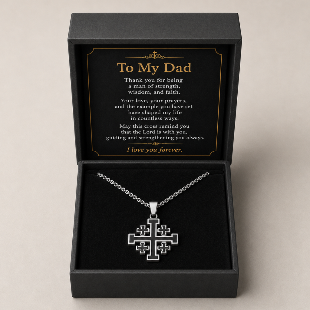 To My Dad — A Legacy of Faith Necklace