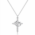 Crowned in His Glory Cross Necklace