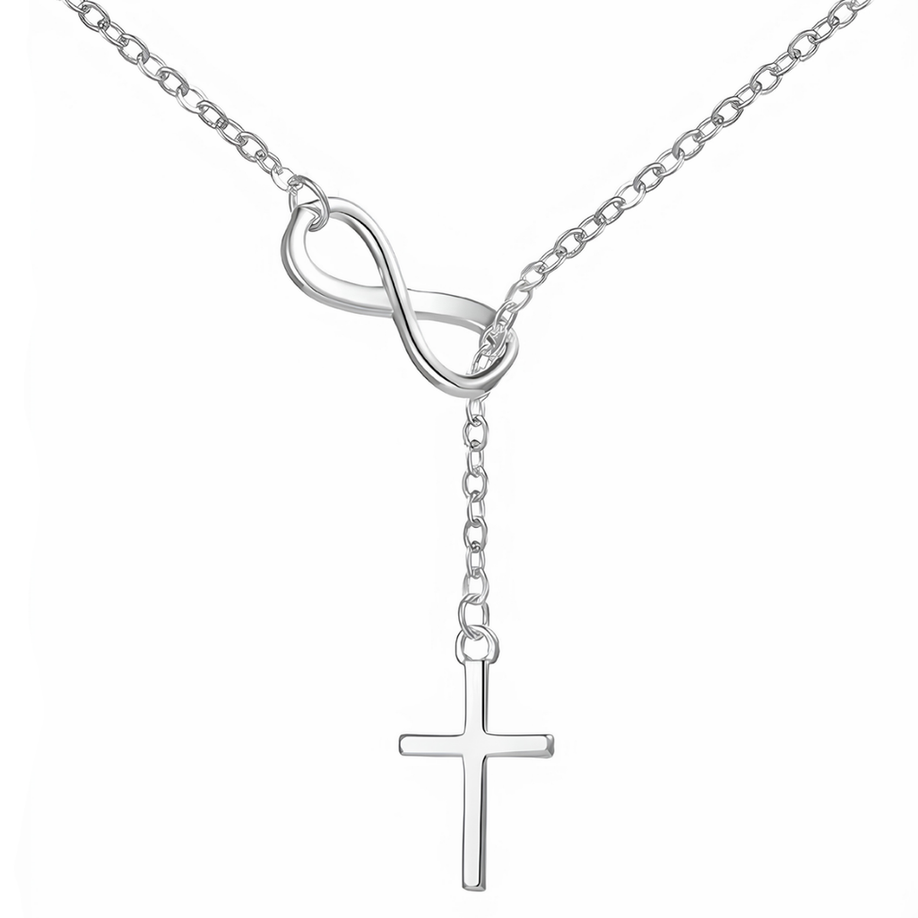 Eternal Faith Infinity Cross Necklace