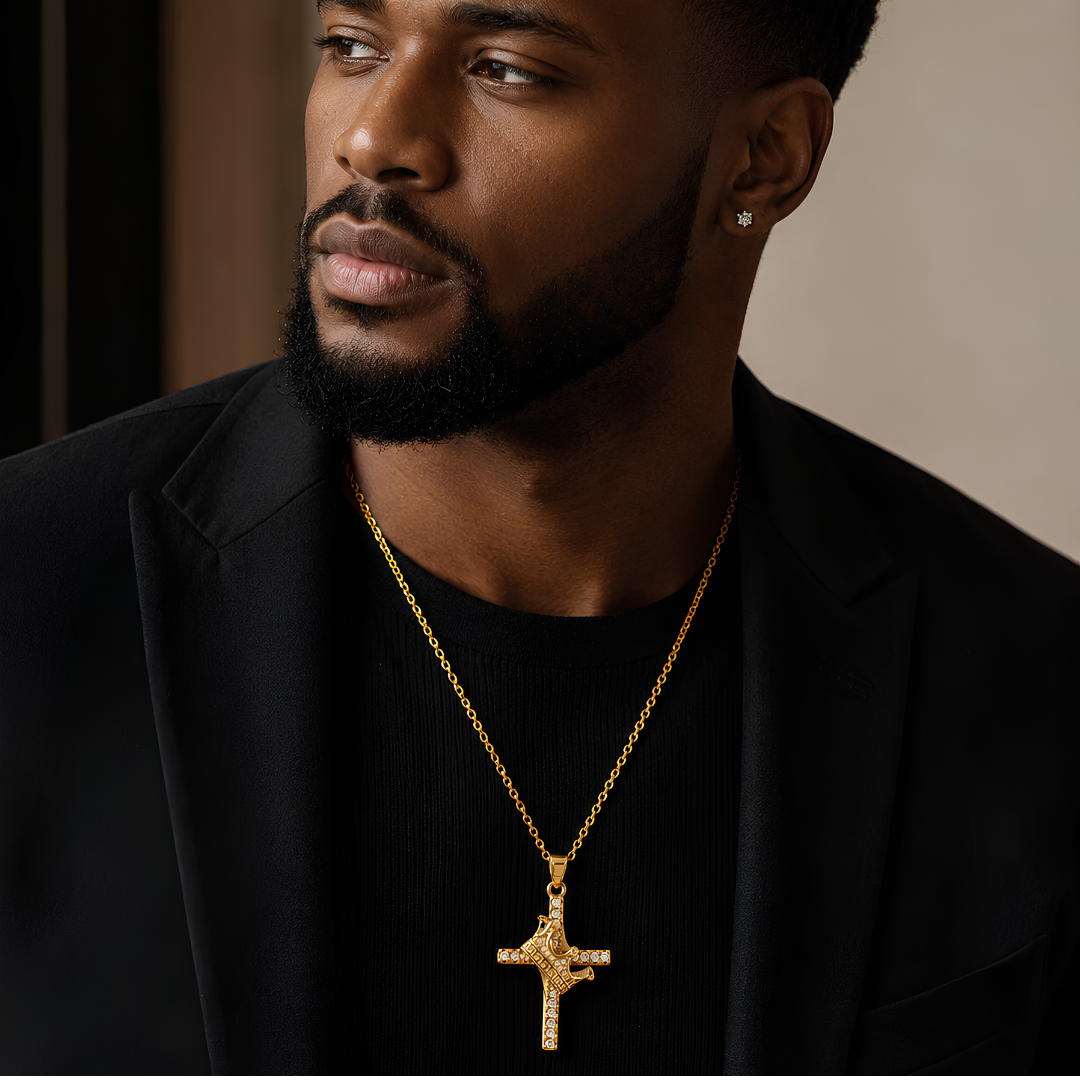 To My Man - Cross Necklace