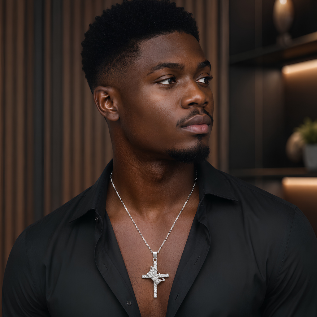 To My Man - Cross Necklace