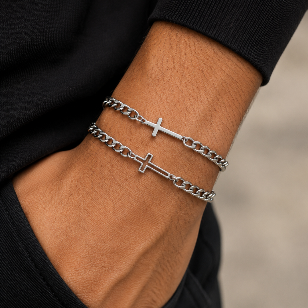 Bound in Faith Couples Bracelet Set