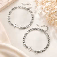 Bound in Faith Couples Bracelet Set